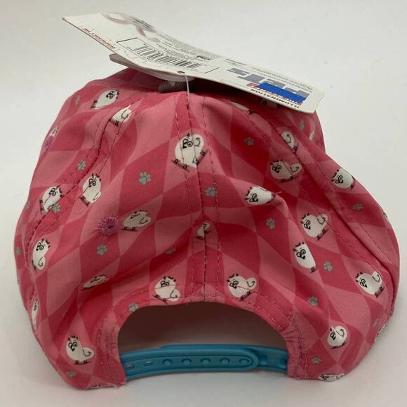 Secret Life Of Pets Girls Baseball Cap Snapback Hat Adjustable Pink Gray Kid NEW - Picture 2 of 9